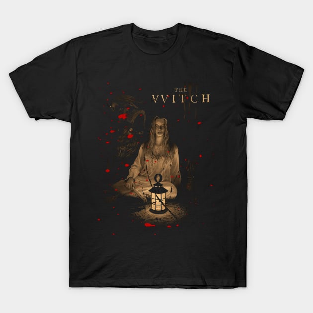 Fear And Paranoia The Psychological Terrors Of The Witch T-Shirt by Chibi Monster